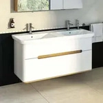 Vitra Sento Waschtischkombination 130 x 48 cm mit 2 Ausz&uuml;gen, Badm&ouml;bel, 61187,