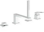 GROHE Eurocube 4-Loch Einhand-Wannenkombination, Badarmaturen, 19897001, chrom
