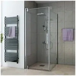 Breuer Europa Design Dreht&uuml;r f&uuml;r Seitenwand, Anschlag links, 90 cm, Duschkabinen,