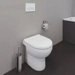 Duravit No. 1 Stand-WC Rimless Set 41840900A1, Badkeramik, wei&szlig;