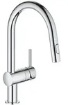 GROHE Minta Einhand-Sp&uuml;ltischbatterie mit herausziehbarer Sp&uuml;lbrause 32321002,