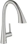 GROHE Zedra Einhand-Sp&uuml;ltischbatterie, K&uuml;chenarmaturen, 32294DC2, supersteel