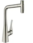 hansgrohe Metris Select M71 Einhebel-K&uuml;chenmischer 320, Ausziehbrause, 2jet, sBox