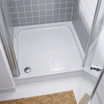 Duravit D-Code Rechteck Duschwanne 90 x 75 cm, Duschwannen, 720104000000000, wei&szlig;