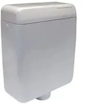 Megabad Home Aufputzsp&uuml;lkasten, 6 L Sp&uuml;lmenge STJSK001, Badkeramik, wei&szlig;
