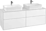 Villeroy & Boch Finion Waschtischunterschrank 160 cm mit Abdeckplatte und LED