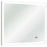 Pelipal S34 LED Badspiegel 90x70 cm mit Licht und Uhr, Spiegel,