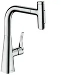 hansgrohe Metris Select M71 Einhebel-K&uuml;chenmischer 240, Ausziehbrause, 2jet, sBox
