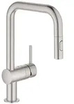 GROHE Minta Einhand-Sp&uuml;ltischbatterie mit herausziehbarer Sp&uuml;lbrause 32322002,