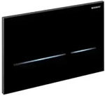 Geberit Bet&auml;tigungsplatte Sigma80, f&uuml;r 2-Mengensp&uuml;lung, Glas, 242.618.SG.1,