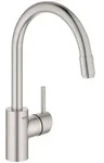 GROHE Concetto Einhand- Sp&uuml;ltischbatterie, K&uuml;chenarmaturen, 32663DC3, supersteel