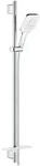 GROHE SmartActive Brausestangenset, 3 Strahlarten, Brausestange 90 cm,...