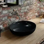 Kaldewei MIENA Waschtisch-Schale 3180, &Oslash; 45 cm, Badkeramik, 909306003701, schwarz