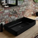 Kaldewei MIENA Waschtisch-Schale 3185, 58 x 38 cm, Badkeramik, schwarz