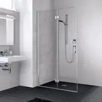 Kermi Liga Walk-In Wall Pendel-Falt Wand 120 x 200 cm, Anschlag links,...