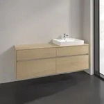 Villeroy & Boch Collaro Waschtischunterschrank 160 x 54,8 cm mit 4 Ausz&uuml;gen, f&uuml;r WT