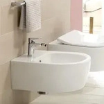 Villeroy & Boch Avento Bidet, wandh&auml;ngend, Badkeramik, 540500RW, stone white