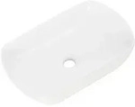 Fackelmann NEW YORK Aufsatzbecken 50 x 31 cm, Badkeramik, 84900, wei&szlig;