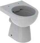 Geberit Renova Stand-WC-Tiefsp&uuml;ler, Abgang horizontal, Rimfreeenova Stand-WC