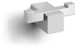 ZACK CARVO Doppel-Handtuchhaken, edelstahl, Accessoires, 40484, edelstahl matt