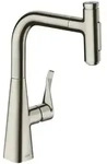 hansgrohe Metris Select M71 Einhebel-K&uuml;chenmischer 240, Ausziehbrause, 2jet, sBox,
