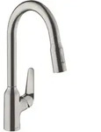 hansgrohe Focus M42 Einhebel-K&uuml;chenmischer 220, Ausziehbrause, 2jet 71800000,