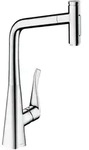 hansgrohe Metris Select M71 Einhebel-K&uuml;chenmischer 320, Ausziehbrause, 2jet,
