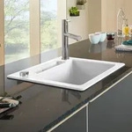 Villeroy & Boch Siluet 50 S Einbausp&uuml;le, Ablaufgarnitur mit...