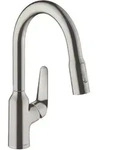 hansgrohe Focus M42 Einhebel-K&uuml;chenmischer 180, Ausziehbrause, 2jet,