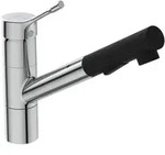 Ideal Standard CERALOOK K&uuml;chenarmatur, ausziehbare Handbrause,...