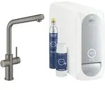 GROHE Blue Home L-Auslauf Starter Kit, K&uuml;chenarmaturen, 31454AL1, hard graphite