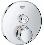 GROHE Grohtherm SmartControl Thermostat Fertigmontageset mit einem Absperrventil,
