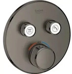GROHE Grohtherm SmartControl Thermostat Fertigmontageset mit 2 Absperrventilen, runde