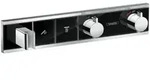 hansgrohe RainSelect Fertigset Unterputz f&uuml;r 2 Verbraucher m. integr. Brausehalter
