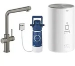 GROHE Red Duo Armatur und Boiler Gr&ouml;&szlig;e M, Armatur mit L-Auslauf,...