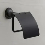 Duravit Strack T Papierrollenhalter mit Deckel, Accessoires, 0099404600, schwarz matt