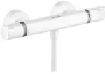 hansgrohe Ecostat Comfort AP-Brausenthermostat 13116000, Badarmaturen, mattwei&szlig;