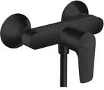 hansgrohe Talis E Einhebel-Brausemischer Aufputz, Badarmaturen, 71760670, mattschwarz