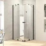 H&Uuml;PPE Xtensa pure 4-Eck Gleitt&uuml;reckeinstieg 2teilig 100 cm, links XT1304123321,