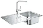 GROHE K500 Minta Sp&uuml;len-Bundle, K&uuml;chensp&uuml;len, 31573SD1, edelstahl / chrom