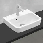 Villeroy & Boch O.novo Aufsatz-Handwaschbecken 45 x 37 cm mit &Uuml;berlauf, 1...