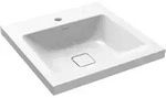 Kaldewei CONO Aufsatzwaschtisch 3076 mit 1 Hahnlochbohrung, 50 cm, Badkeramik,