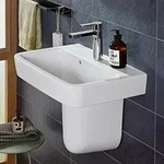 Villeroy & Boch O.novo Handwaschbecken 50 x 37 cm mit &Uuml;berlauf, 1 Hahnloch 43445001,