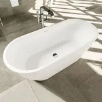 Riho Inspire freistehende Badewanne 180 x 80 cm, Badewannen, wei&szlig;, gl&auml;nzend