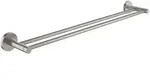 GROHE Essentials Doppel-Badetuchhalter, Accessoires, 40802DC1, supersteel