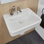 Villeroy & Boch O.novo Waschtisch 60 x 46 cm ohne &Uuml;berlauf, 1 Hahnloch,...