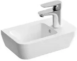 VitrA Integra Waschtisch Compact 37 cm, mit &Uuml;berlaufloch, mit 1 Hahnloch...