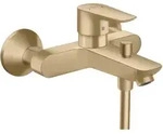 hansgrohe Talis E Einhebel-Wannenmischer Aufputz, Badarmaturen, 71740140, brushed