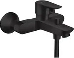 hansgrohe Talis E Einhebel-Wannenmischer Aufputz, Badarmaturen, 71740670, mattschwarz