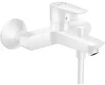 hansgrohe Talis E Einhebel-Wannenmischer Aufputz, Badarmaturen, 71740700, mattwei&szlig;